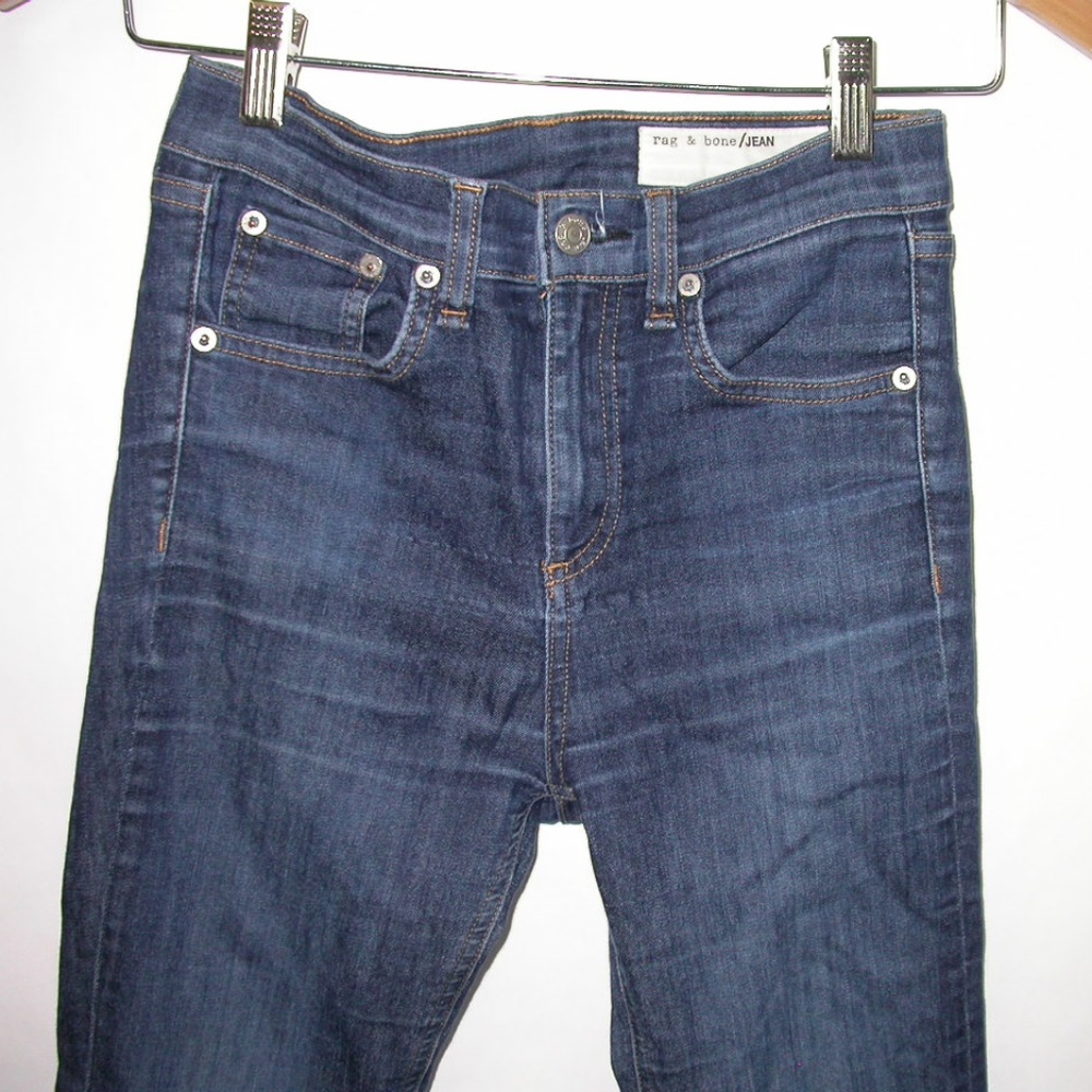 Rag & Bone 10" Ankle Skinny Jeans 25 Mad River